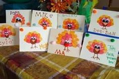 some cards with pictures of turkeys on them