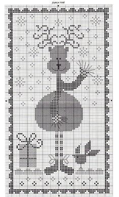 a cross stitch pattern with an image of a baby carriage