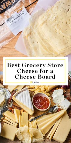 the best grocery store cheese for a cheese board is on display in front of it