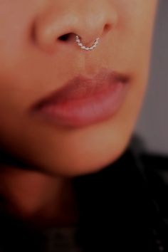 simple dotted faux septum captive nose ring / sterling silver / gugma jewelry Adjustable Nickel-free Septum Ring, Adjustable Internally Threaded Septum Ring, Sterling Silver Nose Rings, Fake Nose Ring, Faux Septum, Septum Nose Rings, Septum Nose, Ring Clip, Fake Nose Rings