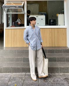 Taiwan Outfit Ideas, Taiwan Fits, Museum Fits, Daniel Simmons, Aesthetic Guy Outfits, Hawaiian Outfit Men, Summer Wear Men, Korean Street Fashion Men