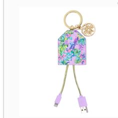 Lilly Pulitzer Charging Tag Mermaid In The Shade Collection Harry Potter Keychain, Pom Pom Purse, Air Air, Electronic Gifts, Flamingo Print, Off The Grid, Lego Star, The Shade, Glasses Case