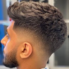 Fade Haircut For Long Hair, Semi Fade Haircut Men, Side And Back Fade Haircut, Fade For Medium Hair, Mens Side Fade Haircut, Men’s Fade Hairstyle, Short Fade Hairstyles For Men, Men’s Short Back And Sides, Taper Fade With Long Hair On Top