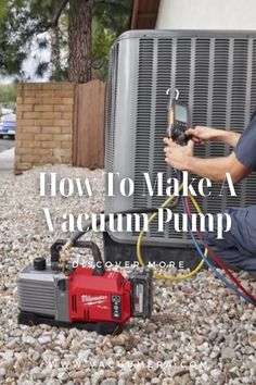 Make Your Own Vacuum Pump Car Tips, Vacuum Pump, Make Your Own, Step By Step, Diy Projects, Engineering, It Cast, Pumps