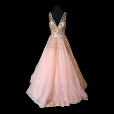 Jovani A-Line Silhouette In Soft Tulle, With Sheer Straps Edging The V-Neckline And Plunging V-Back. Tonal Beading Spills Off The Bodice Into The Gathered Top Skirt, Giving Way To The Ballgown Skirt. New With Tags Retails At $1300 Size 6. Pink Sleeveless Gown For Formal Occasions, Pink Embellished V-neck Evening Dress, Pink V-neck Embellished Evening Dress, Sleeveless Pink Evening Dress For Gala, Pink V-neck Gown For Gala, Pink Embellished Sleeveless Evening Dress, Pink Embellished Sleeveless Gown, Pink V-neck Evening Dress For Prom Season, Pink V-neck Evening Dress For Wedding