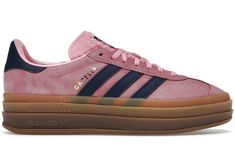 adidas Gazelle Bold Pink Glow (Women's) - H06122 - US Adidas Gazelle Bold Pink, Mid Jordan 1, Campus Adidas, Adidas Gazelle Bold, All Jordans, Gazelle Bold, Nike Air Max Tn, Sneakers Adidas, Adidas Campus