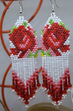 Garden Earrings, Beaded Fringe Earrings, Fashion Jewelry Earrings, Beaded Fringe, Seed Bead Earrings, Fringe Earrings, Bead Earrings, Seed Bead, Fashion Watches