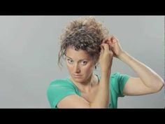 Curly Hair Updo - Hair Tutorial - Tasha Arnall Curly Hair Updo Tutorial, Hairdos For Curly Hair, History Channel