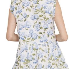 This sleeveless, cotton dress is fully lined and features pockets. A fun floral dress, perfect for a summer dayProduct Overview: Available in sizes XS-XL 100% cotton Handwash Handprinted Intended Fit: XS fits most 2-4, S fits most 4-6, M fits most 6-8, large fits most 8-10, XL fits most 10-12, XXL fits most 12-14 Care Instructions: Wash on a cold delicate cycle with gentle detergent. Lay flat or hang dry. Turn inside out before washing if there are appliqués or gold-painted detailing on the garm Sleeveless Cotton Dress, Hydrangea Print, Blue Hydrangea, Summer Day, Cotton Dress, Cotton Dresses, Lay Flat, Floral Dress, A Line Dress