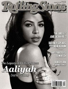 the cover of rolling stone magazine featuring an image of actress aahiyah taylor