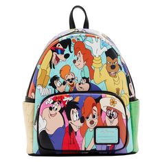 Loungefly Disney A Goofy Movie Collage Mini Backpack. Order now for Same day dispatch. Free shipping available. A Goofy Movie, Movie Collage, Goofy Movie, Disney Collage, Mini Mochila, Movie Moments, Loungefly Bag, Disney Bag, Loungefly Disney