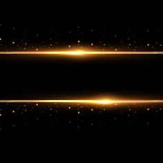 two shiny gold lines with sparkles on black background stock photo - budget conscious, free