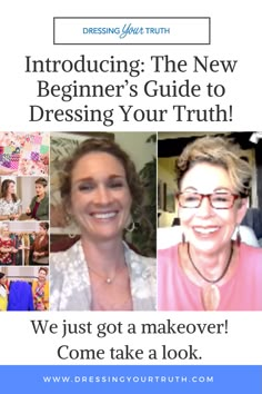 Dressing Your Truth just got an update! Have you seen the new Beginner’s Guide? This special broadcast will show you what’s new and how these changes will support you in dressing and living your truth! #caroltuttle #dressingyourtruth Dynamic Type, Living Your Truth, Animated Type, Energy Profiling, 10 Item Wardrobe, Dyt Type 4, Carol Tuttle, Style Over 50, Live Your Truth