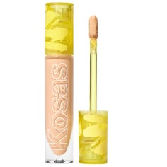 Revealer Super Creamy + Brightening Concealer with Caffeine and Hyaluronic Acid - Kosas | Sephora Brightening Concealer, Full Coverage Concealer, Creamy Concealer, Eye Concealer, Skin Cream, Face Oil, Eye Cream, Makeup Routine, Hyaluronic Acid