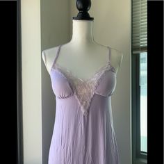 Victoria Secret Brand New With Tags Light Purple Cotton Material Comfortable To Sleep In Lightly Padded Comes From Smoke Free/Pet Free Home Victoria's Secret V-neck Camisole For Daywear, Victoria's Secret Lace Trim Camisole For Daywear, Victoria's Secret Feminine Sleepwear With Built-in Bra, Victoria's Secret Cami Sleepwear For Loungewear, Victoria's Secret V-neck Camisole For Loungewear, Victoria's Secret Lace Trim Cami Sleepwear, Victoria's Secret V-neck Lace Trim Camisole, Victoria's Secret Stretch Sleeveless Sleepwear, Victoria's Secret Sleeveless Stretch Sleepwear