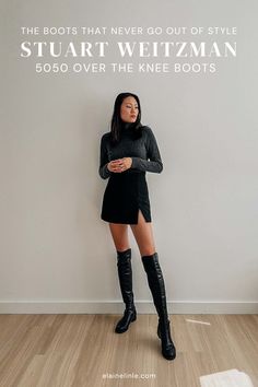 Stuart Weitzman 5050 Boots Review, boots outfit ideas. Stuart Weitzman Knee High Boots Outfit, Stuart Weitzman 5050 Outfits, Otk Boots Outfit 2023, Stuart Weitzman Boots Outfit 5050, Stewart Weitzman Boots Outfits, Over The Knee Leather Boot Outfit, Over The Knee Boots Outfit 2024, Over Knee High Boots Outfit, Over The Knee Boot Outfit Winter