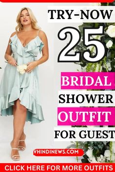 the bridal shower outfit for guests is available in sizes ranging from medium to large