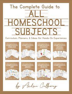 the complete guide to all homeschool subjects