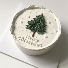 Xmas Cake, Tree Cakes, Pretty Birthday Cakes, Cute Birthday Cakes, Holiday Cakes, Pretty Cakes, Cute Cakes, Christmas Cake