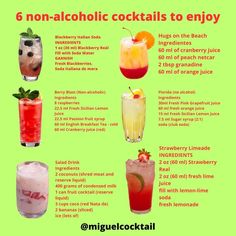 six non - alcoholic cocktails to enjoy