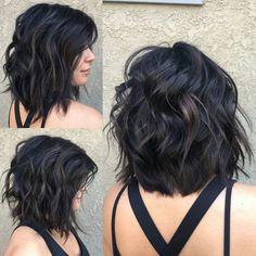 Longer Bob, Feathered Layers, Braids Easy, Messy Bob, Brunette Bob, Messy Bob Hairstyles, Thick Hair Cuts, Thick Wavy Hair, Long Bob Haircuts