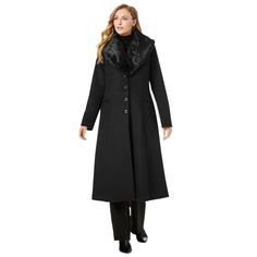 This warm and cozy layer eases over everything in your winter wardrobe. Detachable faux fur shawl collar. Quilted Anorak, Winter Poncho, Cape Cloak, Long Cape, Womens Faux Fur Coat, Poncho Cardigan, Black Faux Leather Jacket, Wool Blend Coat, Ladies Of London