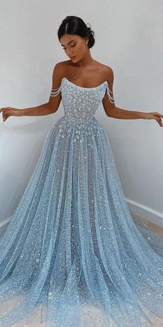 Cheap Prom Dresses Online, Gaun Fashion, Stunning Prom Dresses, Blue Wedding Dresses, Prom Dress Inspiration, Cute Prom Dresses, Pretty Prom Dresses, فستان سهرة, Prom Dresses Online