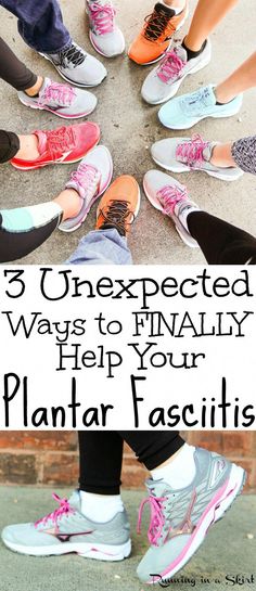 3 unexpected and natural ways to help plantar fasciitis from a runner who coped with it for years. You can end the cycle of foot pain! Planter Facitis Relief Exercise, Plantar Facitis Home Remedies, Shiatsu Massage Acupressure, Beginner Running, Running Group, Workout Wednesday, Pain Relief Remedies, Foot Pain Relief