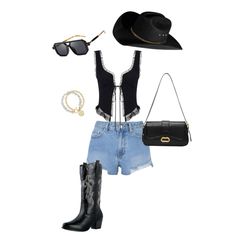 Outfit inspo for country concert! Click for link to whole outfit🫶🏼 #countryconcert #concert #country #countryconcertoutfit #outfit #outfitinspo #spring #summer Festival Cowboy Outfit, Country Birthday Outfits, Acdc Outfit, Country Festival Outfit Summer, Summer Rock Concert Outfit, Day Festival Outfit, Luke Combs Concert Outfit, Summer Bar Outfits