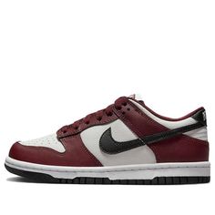 (GS) Nike Dunk Low 'Dark Team Red' FZ4352-600 Fall Fits Aesthetic, Korea Outfits, Nike Dunk Lows, Fit Aesthetic, Red Trainers, Fits Aesthetic, 95 Nike, Team Red