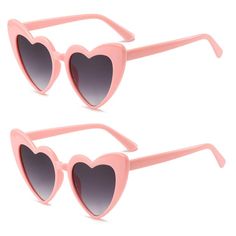 PRICES MAY VARY. Suitable for fashion, party , beach or other outdoor activities. For any possible defective products, please contact us first, we will offer you a replacement or refund you. Sunglasses for Women Shaped Sunglasses, Retro Glasses, Mod Style, Heart Shaped Sunglasses, Pink Frames, Mod Fashion, Vintage Glasses, Sunglasses For Women, Vintage Cat