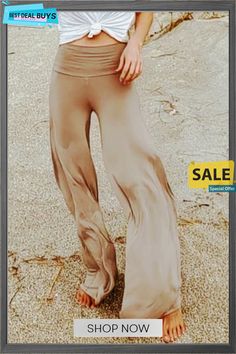 Take A Look At This Mocha Palazzo Pants Brown High Waist Relaxed Fit Bottoms, Solid Full-length Summer Yoga Pants, High-waisted Brown Harem Pants For Spring, Brown High-waisted Harem Pants For Spring, Trendy Brown Wide Leg Bottoms, High Waist Solid Brown Bottoms, Baggy Solid Yoga Pants For Spring, Brown Full-length Solid Color Bottoms, Full Length Solid Brown Bottoms