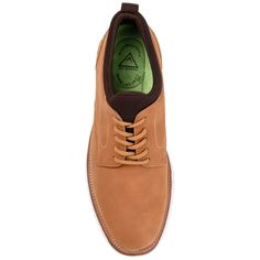 The Reynolds is the practical yet dapper cap-toe derby every man needs. Made-to-last vegan leather and a cushioned collar top this classic lace-up design. A 6 mm Tru Comfort Foam footbed set on a flexible phylon outsole finish this must-have Vance Co. design. At Vance Co. our goal is to bring you shoes that will add texture and style to any outfit and give you that added confidence with every step you take. Casual Plain Toe Derby Shoes, Casual Brown Derby Shoes With Round Toe, Casual Fitted Oxfords With Rubber Sole, Casual Fitted Oxfords For Work, Casual Slip-resistant Plain Toe Oxfords, Casual Leather Derby With Goodyear Welt Construction, Casual Leather Derby Shoes With Goodyear Welt Construction, Casual Brown Derby With Rubber Sole, Casual Brown Derby Shoes With Rubber Sole