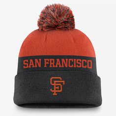 A cold-weather staple, this Rewind Peak Beanie helps keep you warm and comfortable with a classic cuffed design and soft, stretchy acrylic yarns. Its throwback San Francisco Giants details are paired with a pom and solid-color look for versatility. Wedding Slippers, Black Friday Specials, Mens Shoes Black, Pendant Watches, Kids Watches, Calvin Klein Men, Pom Beanie, San Francisco Giants, Mens Jewelry Bracelet