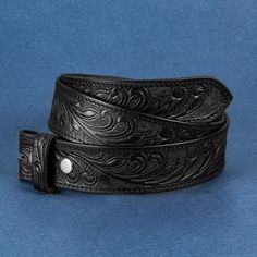 "ABOUT THE ITEM:   - This belt is made of top quality genuine leather. - Custom engrave option. - Snap System for interchanging buckles. - 1.5\" wide." Hand Tooled Leather Belt Gift, Classic Adjustable Hand Tooled Belt, Classic Adjustable Hand-tooled Belt, Classic Leather Belt Buckles As Gift, Classic Leather Belt Buckles For Gifts, Engraved Leather Belt Buckles, Adjustable, Adjustable Engraved Leather Belt Buckles, Engraved Leather Adjustable Belt Buckles, Adjustable Hand Tooled Belt Perfect For Gifts