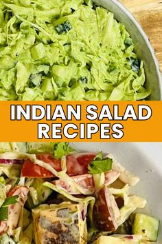 Explore fresh and vibrant Indian salad recipes! From crisp kachumber to refreshing cabbage salad, find healthy and delicious options to elevate any meal. Perfect as light sides or satisfying main courses! Indian Salad Recipes, Light Sides, Main Courses, Main Course, Salad Recipes, Salad