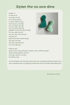 the instructions for crocheted baby booties are shown in green and white colors