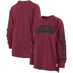 Your pride in your school will be easy to spot, thanks to the larger-than-life wordmark across the chest of this South Carolina Gamecocks Two-Hit Canyon T-shirt from Pressbox. The school's nickname is shown down the left sleeve, and the oversized design is tailored for your comfort on game day as you proudly support your favorite team.Your pride in your school will be easy to spot, thanks to the larger-than-life wordmark across the chest of this South Carolina Gamecocks Two-Hit Canyon T-shirt fr Virginia Tech Hokies, Mississippi State Bulldogs, Carolina Gamecocks, South Carolina Gamecocks, Florida State Seminoles, Virginia Tech, Florida State, Crimson Tide, Favorite Team