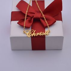 The personalized name necklace is 100% handcrafted,Each piece is custom made and is completely unique.It can be a great gift for a friend, family member or for yourself. ★ ★ ★ ★ ★The name necklace made of High Quality Material with handmade. ★ ★ ★ ★ ★Orders need 3-5 business days to finished. ★ ★ ★ ★ ★The name necklace will be sent carefully wrapped and packed in a beautiful gift box! ★ ★ ★ ★ ★ Your order ships with a tracking number. You can always track order status. ★ ★ ★ ★ ★ 100% SATISFACTIO Personalized Nameplate Necklace For Her, Personalized Nameplate Necklace As A Gift For Her, Valentine's Day Gift For Her - Name Necklace, Name Necklace Gift, Custom Name Necklace Nameplate For Gifts, Customized Nameplate Necklace For Birthday Gift, Customized Nameplate Necklace For Birthday, Custom Name Necklace For Valentine's Day Gift, Customized Nameplate Necklace For Gift