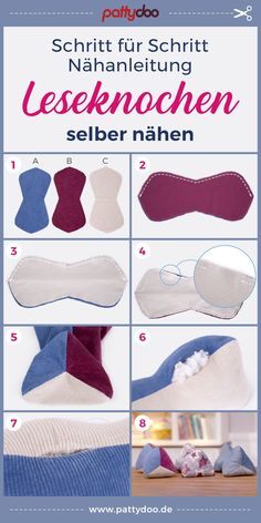 the instructions for how to tie a necktie in different colors and sizes, including blue,