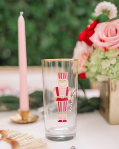 Nutcracker High Ball Glasses High Ball Glasses, Highball Glasses, Entertainment Bar, Bar Glassware, Make Happy, Holiday Table, Holiday Tables, Holiday Gift Guide, Nutcracker