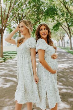 THE TEA PARTY DRESS IN DAINTY BLUE FLORAL BY PINK DESERT Party Dress Blue, Pink Desert, Tea Party Dress, Blue Party Dress, Blonde Model, Nursing Friendly, Smocked Dress, The Tea, Summer Season