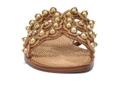 This basketweave Sam Edelman® Bay Soleil sandal offers not just simple elegance but also a unique textural element..Fabric upper..Synthetic lining..Foam footbed..Slip-on style..Flat sandals..Goldtone bead detailing on the strap..Round toe silhouette..Synthetic outsole..Imported..Product measurements were taken using size 7, width M. Please note that measurements may vary by size..Measurements: Heel Height: 1/2 in Elegant Brown Slides For Beach, Elegant Brown Beach Slides, Elegant Beach Slides With Cushioned Footbed, Elegant Slip-on Sandals With Woven Sole, Simple Elegance, Sam Edelman Shoes, Personal Shopping, Fashion Flats, Sam Edelman