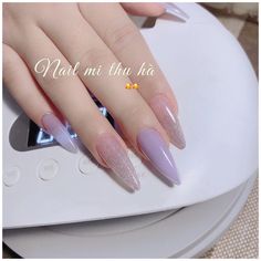 Acrylic Nails Coffin Ombre, Pink Holographic Nails, Acrylic Nails Nude, Pink Holographic, Asian Nails, Nails Stiletto, Nude Nail Designs, Stylish Nails Designs