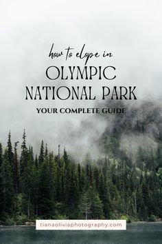 the olympic national park with text overlay that reads how to explore in olympic national park your complete guide