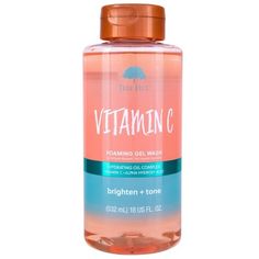 Enjoy soft, smooth, and delicious-smelling skin with Tree Hut Vitamin C Foaming Gel Body Wash! Made with Vitamin C and Alpha-Hydroxy Acid, this foaming body cleanser creates a luxurious lather to cleanse skin without stripping away your skin's moisture, leaving your skin soft and smooth. Plus, our Vitamin C Foaming Gel Body Wash is lightly scented with notes of juicy pink grapefruit, lemon, and orange. Tree Hut Foaming Gel Body Washes are formaldehyde-free, paraben-free, and sulfate-free.  Apply Tree Hut Vitamin C, Orange Citrus, Alpha Hydroxy Acid, Body Cleanser