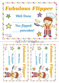 Fabulous Flipper Certificate Kids Pancakes, Pancake Tuesday, Pancakes And Pajamas, Pajama Day, Pajama Party, Printable Activities