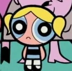 Powerpuff Bubbles, Blonde Pigtails, Powerpuff Girls Bubbles, Kill La Kill Art, Powerpuff Girls Fanart, Barbie Cartoon, Powerpuff Girl, Puff Girl, The Powerpuff Girls