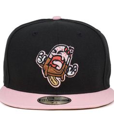 The Clink Room Iscream New Era Fitted Hat Never Worn Size 7 3/4 Limited Edition Crown: Black / Visor: Pink / Button: Pink / Undervisor: Toasted Peanut 100% Polyester Pink Fitted Hat With Flat Brim, Pink Snapback Fitted Hat, Pink Snapback Fitted Hat Casual Style, Casual Pink Snapback Fitted Hat, Casual Pink Fitted Hat With Flat Brim, Crown Black, New Era Hat, New Era Fitted, Fitted Hat