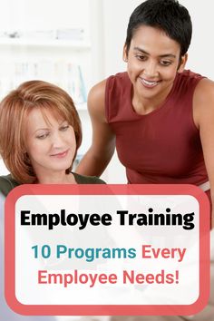 an employee training program with the title 10 programs every employee needs